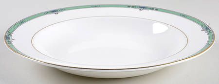 Jade Large Rim Soup Bowl
