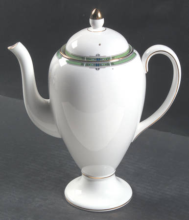 Jade Coffee Pot & Lid