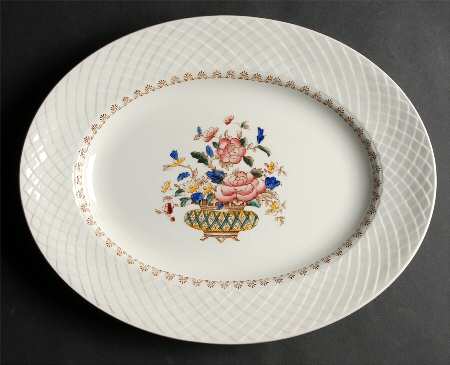 Jasmine 14" Oval Serving Platter