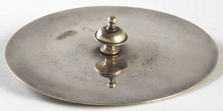 Cream Color on Lavender (Pale Blue) Jasperware Lid for Biscuit Barrel