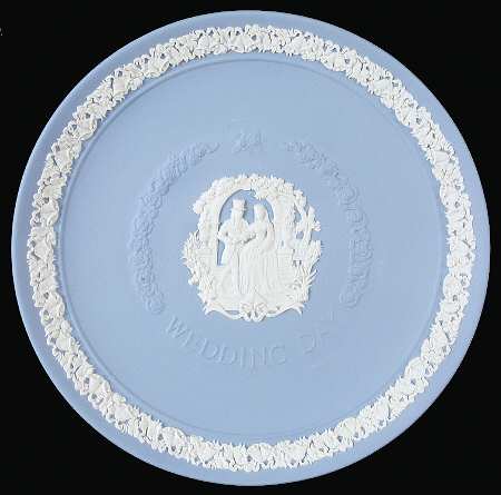 Jasperware Royalty Giftware Wedding Collector Plate