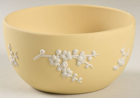 Cream Color on Primrose Jasperware Bute Bowl