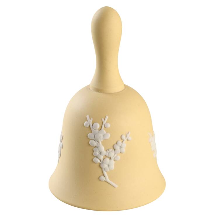 Cream Color on Primrose Jasperware Bell