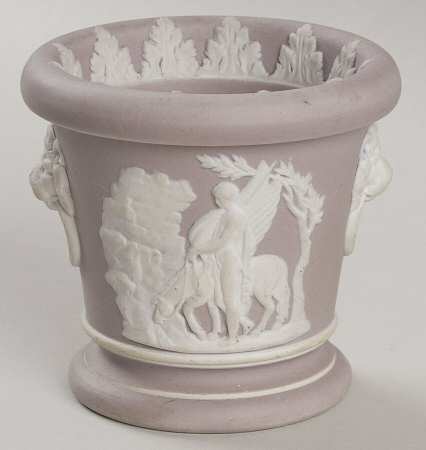 Cream Color on Lilac Jasperware Cigarette Cup