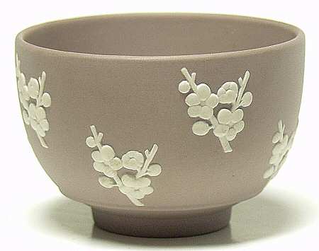 Cream Color on Lilac Jasperware Mini Open Sugar Bowl