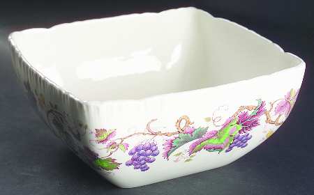 Jefferson Vine 9" Square Salad Serving Bowl