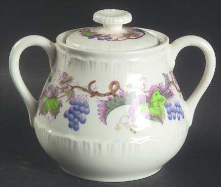 Jefferson Vine Sugar Bowl & Lid