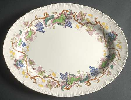 Jefferson Vine 14" Oval Serving Platter