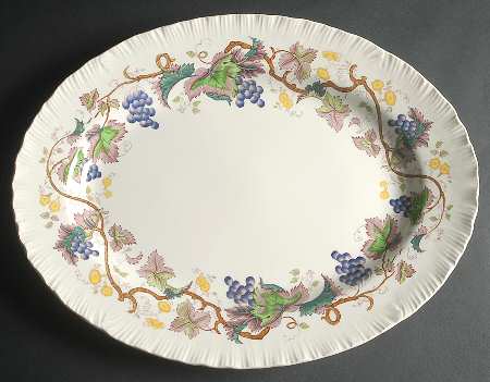 Jefferson Vine 16" Oval Serving Platter