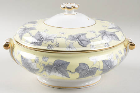 Josephine Yellow Round Covered Vegetable