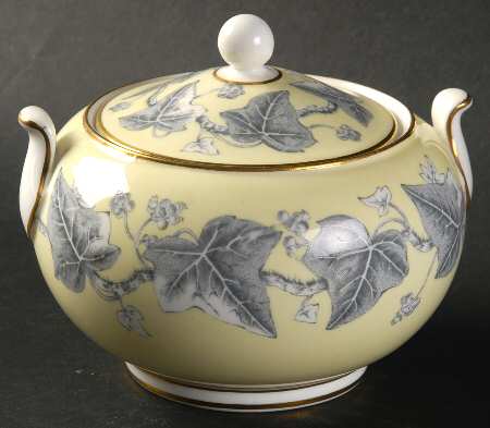 Josephine Yellow 146 Shape Sugar Bowl & Lid
