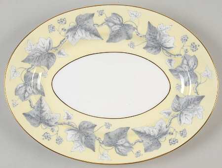 Josephine Yellow 10" Oval Serving Platter