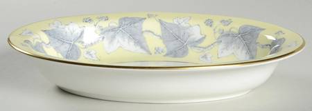 Josephine Yellow 10" Oval Vegetable Bowl