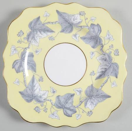 Josephine Yellow Square Luncheon Plate