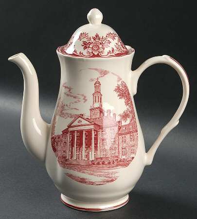 Judson College Pink Coffee Pot & Lid