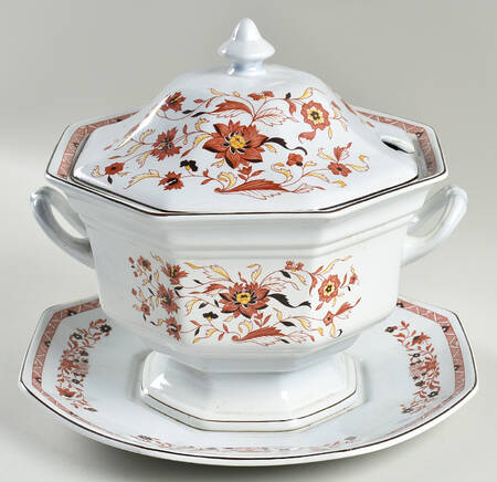 Kashmar Tureen & Lid w/Underplate