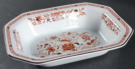 Kashmar 10" Oval Vegetable Bowl