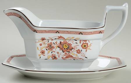 Kashmar Gravy Boat & Underplate/Relish