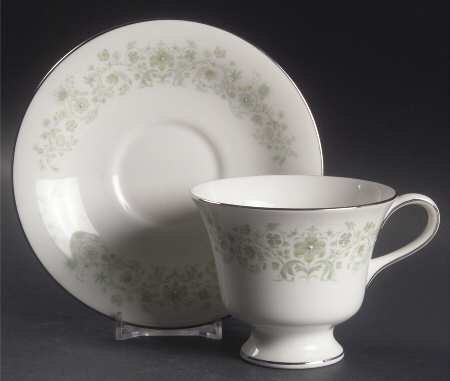 Katherine Footed Cup & Saucer Set