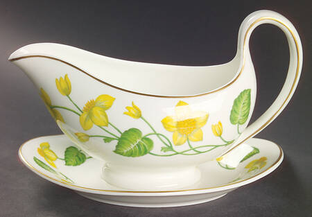 Kingcup Gravy Boat with Attached Underplate