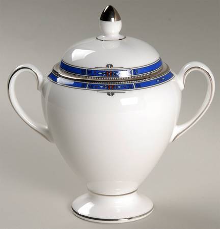Kingsbridge Globe Shape Sugar Bowl & Lid