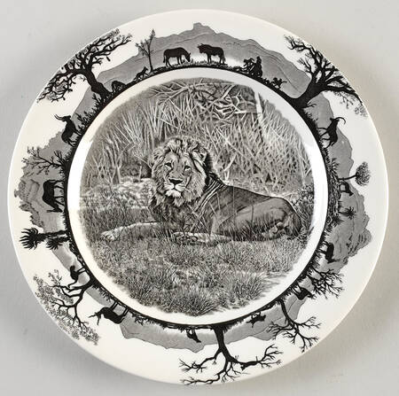 Kruger National Park Kruger Park Stamp Salad Plate