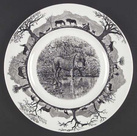 Kruger National Park Kruger Park Stamp Dinner Plate