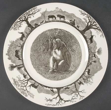 Kruger National Park Kruger Park Stamp Dinner Plate