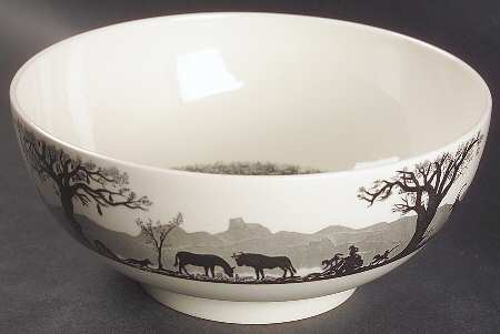 Kruger National Park Kruger Park Stamp 8" Round Vegetable Bowl