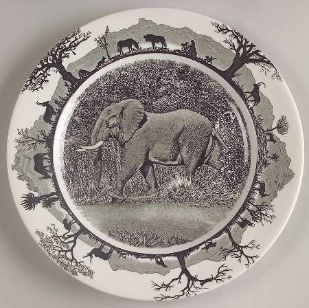 Kruger National Park Kruger Park Stamp Salad Plate