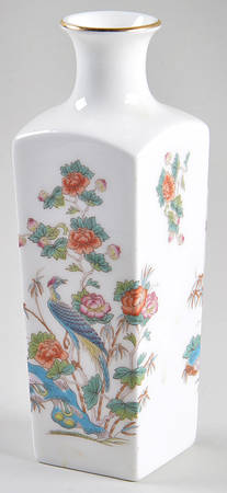Kutani Crane 5" Square Vase