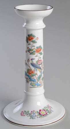 Kutani Crane 7" Candlestick