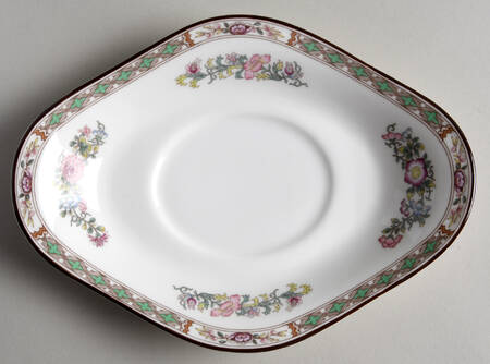 Kutani Crane Underplate for Gravy Boat