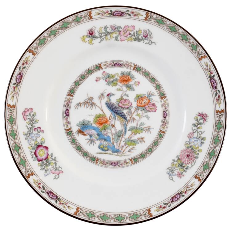 Kutani Crane Salad Plate
