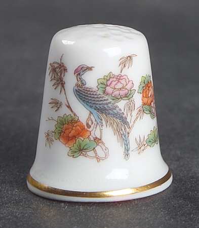 Kutani Crane Thimble