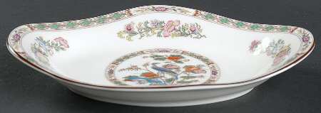 Kutani Crane Relish/Gravy Underplate