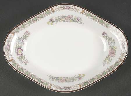 Kutani Crane Pickle Dish