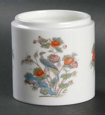 Kutani Crane Candy Jar No Lid