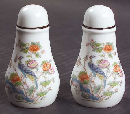Kutani Crane Salt & Pepper Set