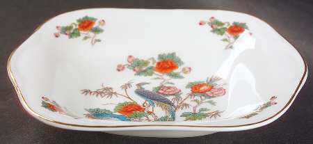 Kutani Crane 7" Scalloped Tray