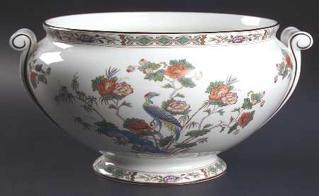 Kutani Crane Tureen No Lid
