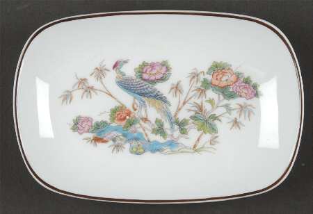 Kutani Crane Soap Dish