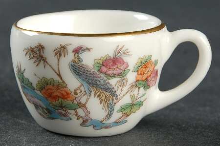 Kutani Crane Miniature Cup Only