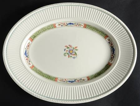 Ku Tani (Edme Shape) 15" Oval Serving Platter
