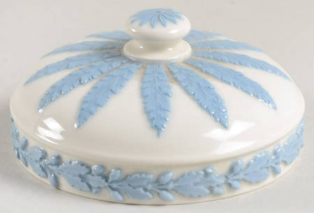 Lavender on Cream Color (Plain) Lid for Cigarette Jar