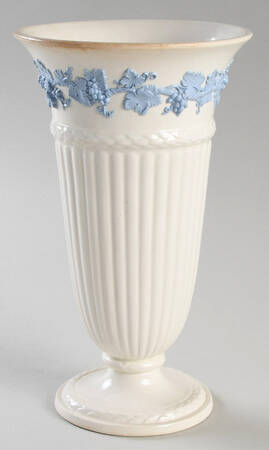 Lavender on Cream Color (Plain) 8" Vase