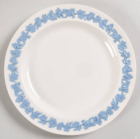 Lavender on Cream Color (Plain) Salad Plate