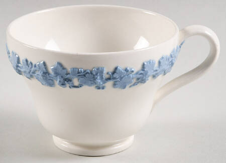 Lavender on Cream Color (Plain) Footed Cup