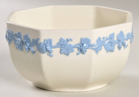 Lavender on Cream Color (Plain) Mayonnaise Bowl