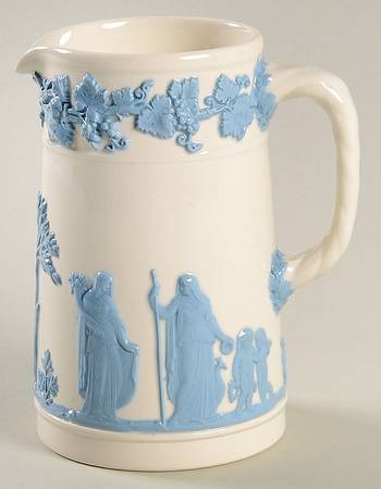 Lavender on Cream Color (Plain) 8 Oz Pitcher